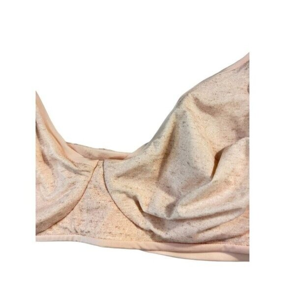 Soma Embraceable Reversible Bralette Blurred Petal Heather Pink Medium NWT - Picture 3 of 5